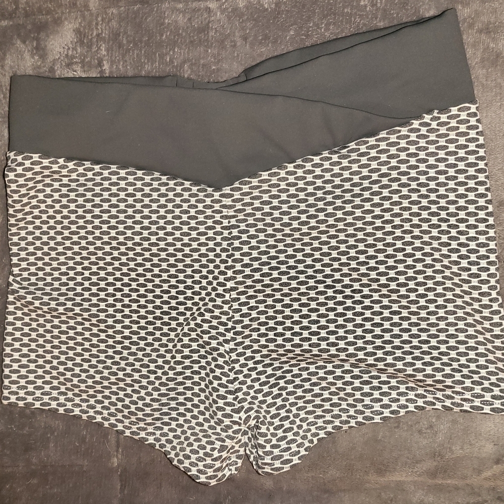 Shein rouched back workout shorts